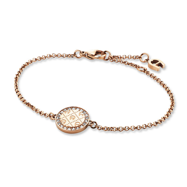 سوار نسائي من الذهب الوردي