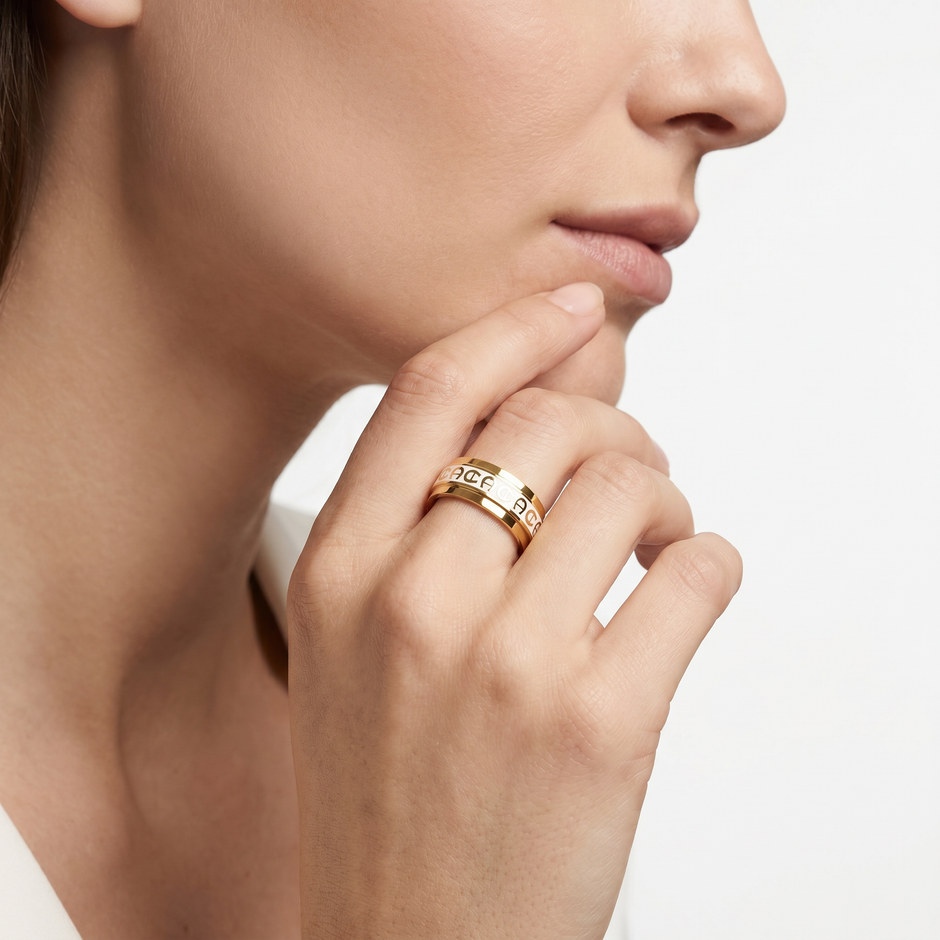 Women Nadia Golden Ring