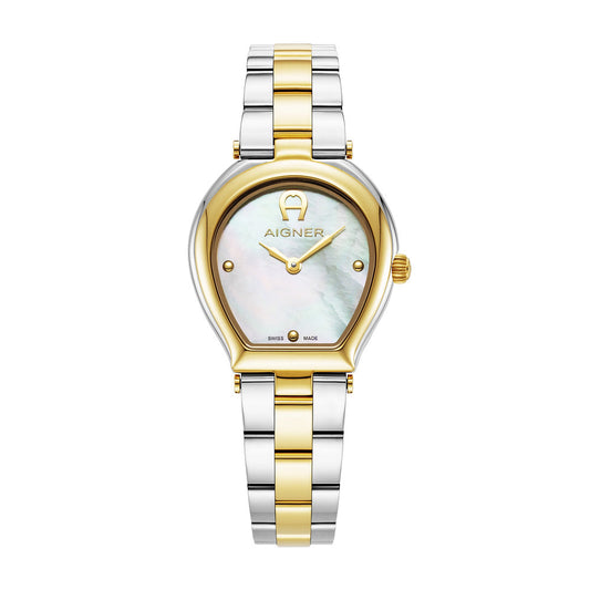 Trani Women 34mm Stainless Steel Gold Strap Watch