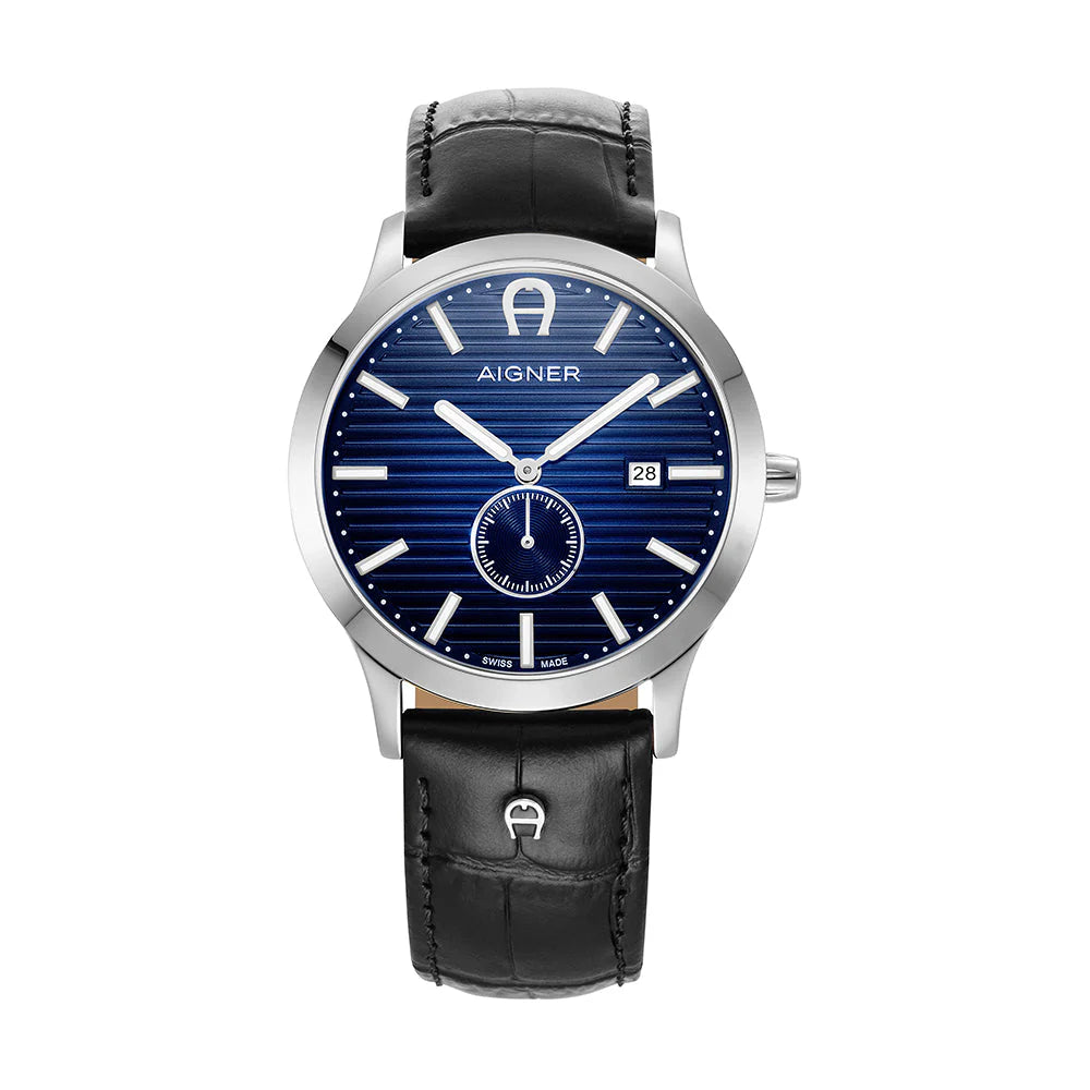 Treviso 2 Men 42mm Leather Blue Dial Watch