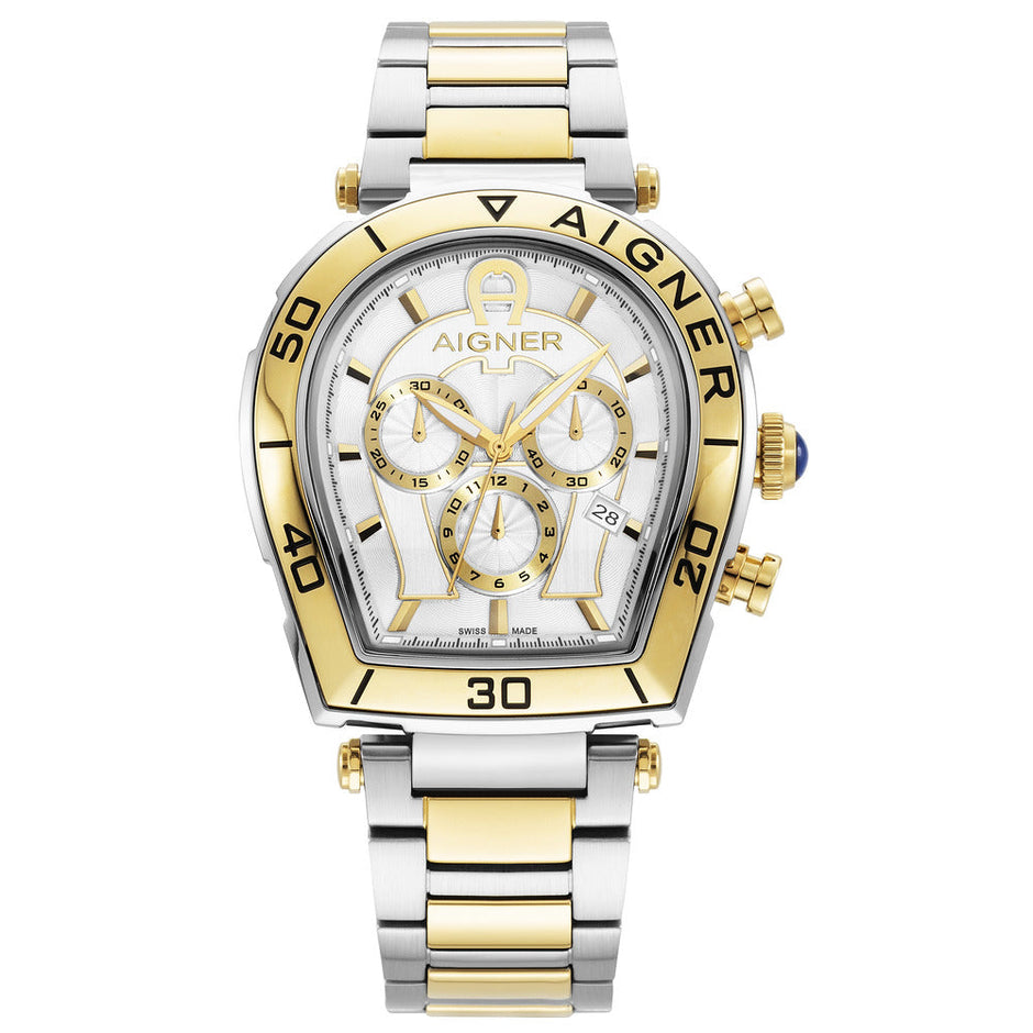 Men Trapani Chrono Two Tone Watch