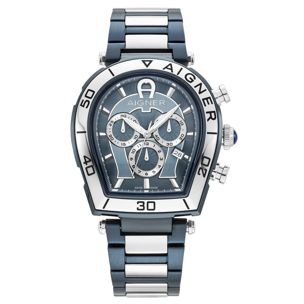 Men Trapani Chrono Blue Watch
