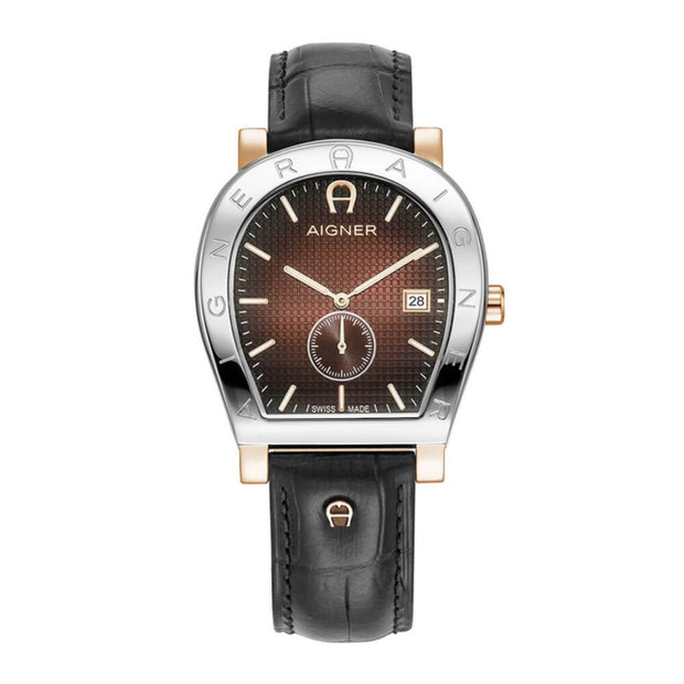 ساعة دايانا للرجال باللون الأسود مقاس 