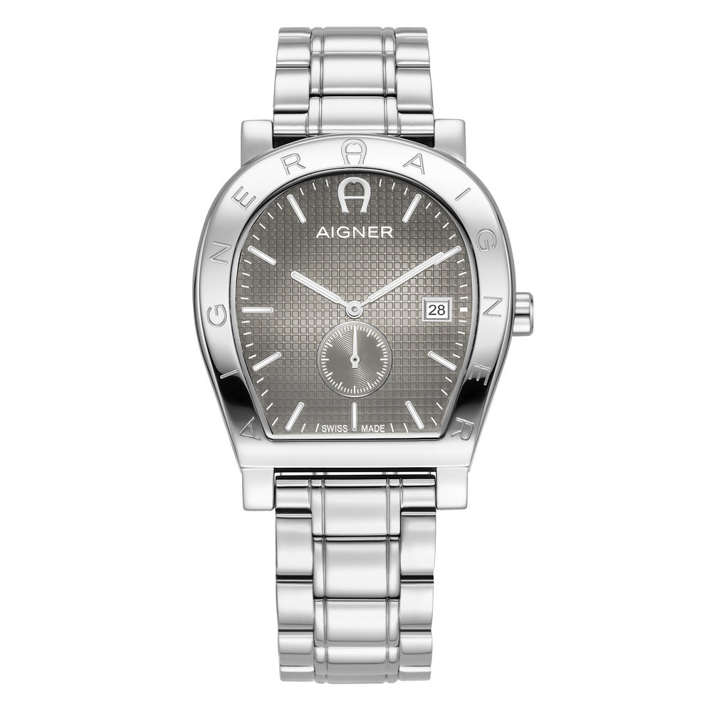 Men Daiano Silver 49mm Watch