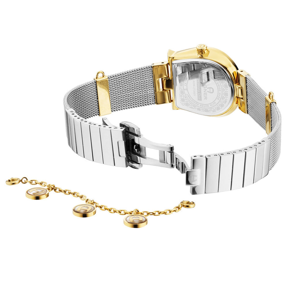 Women Cremona Due Silver Watch