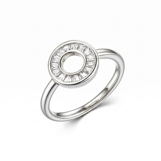 Women White Ring