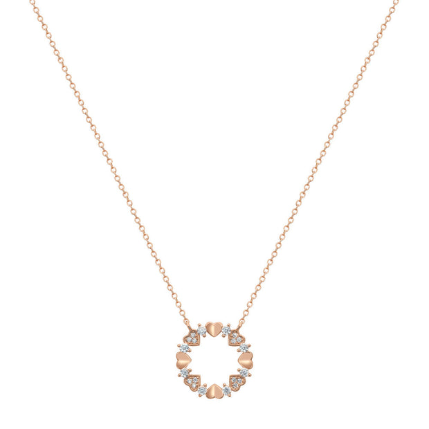 Women Rose Gold Necklace