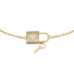 Women Slim Round Gold Bracelet