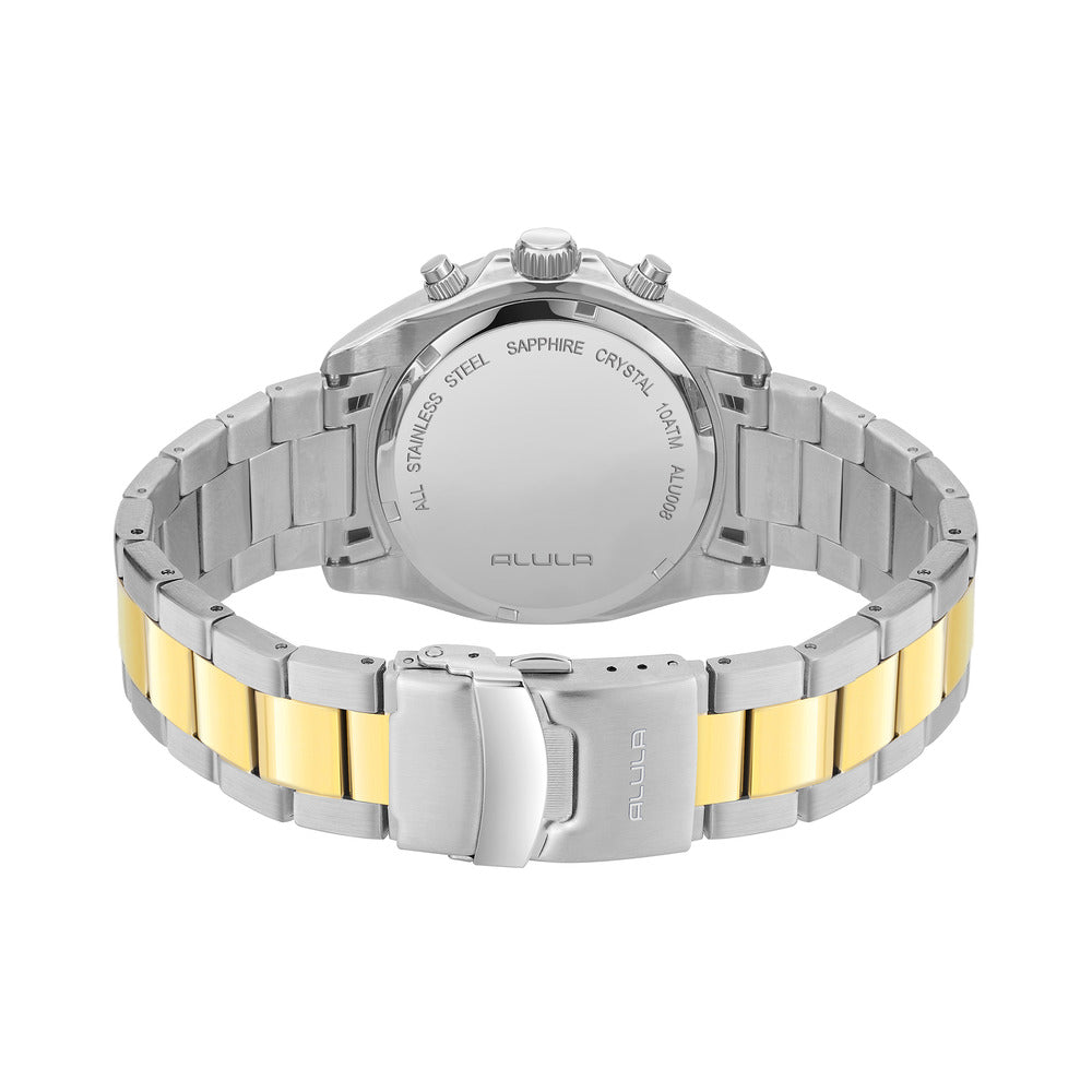 Men Gold Stainless Steel 42.5mm Watch