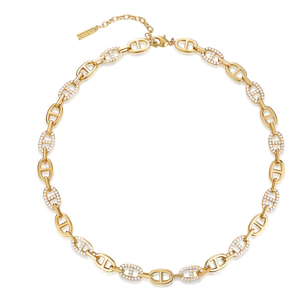 Women H Devel Gold Necklace