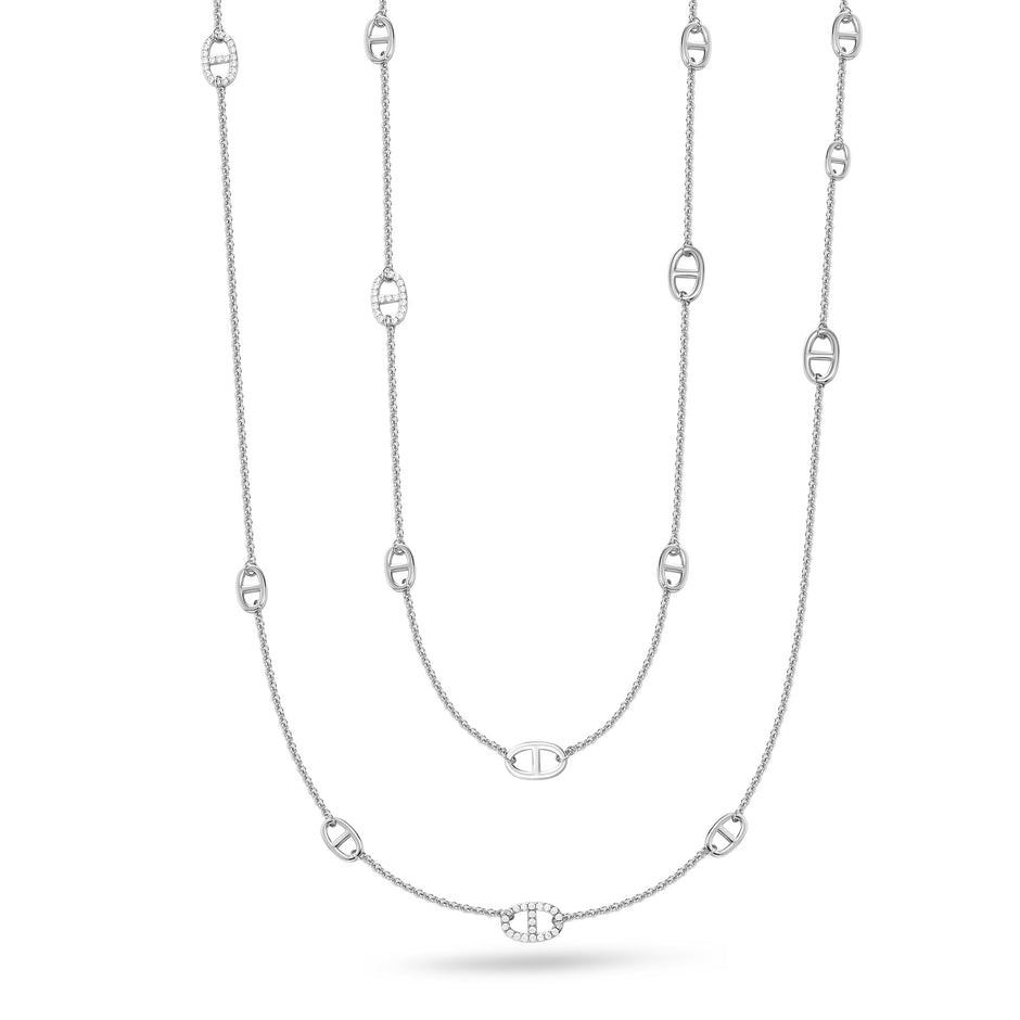 Women H Devel Silver Necklace