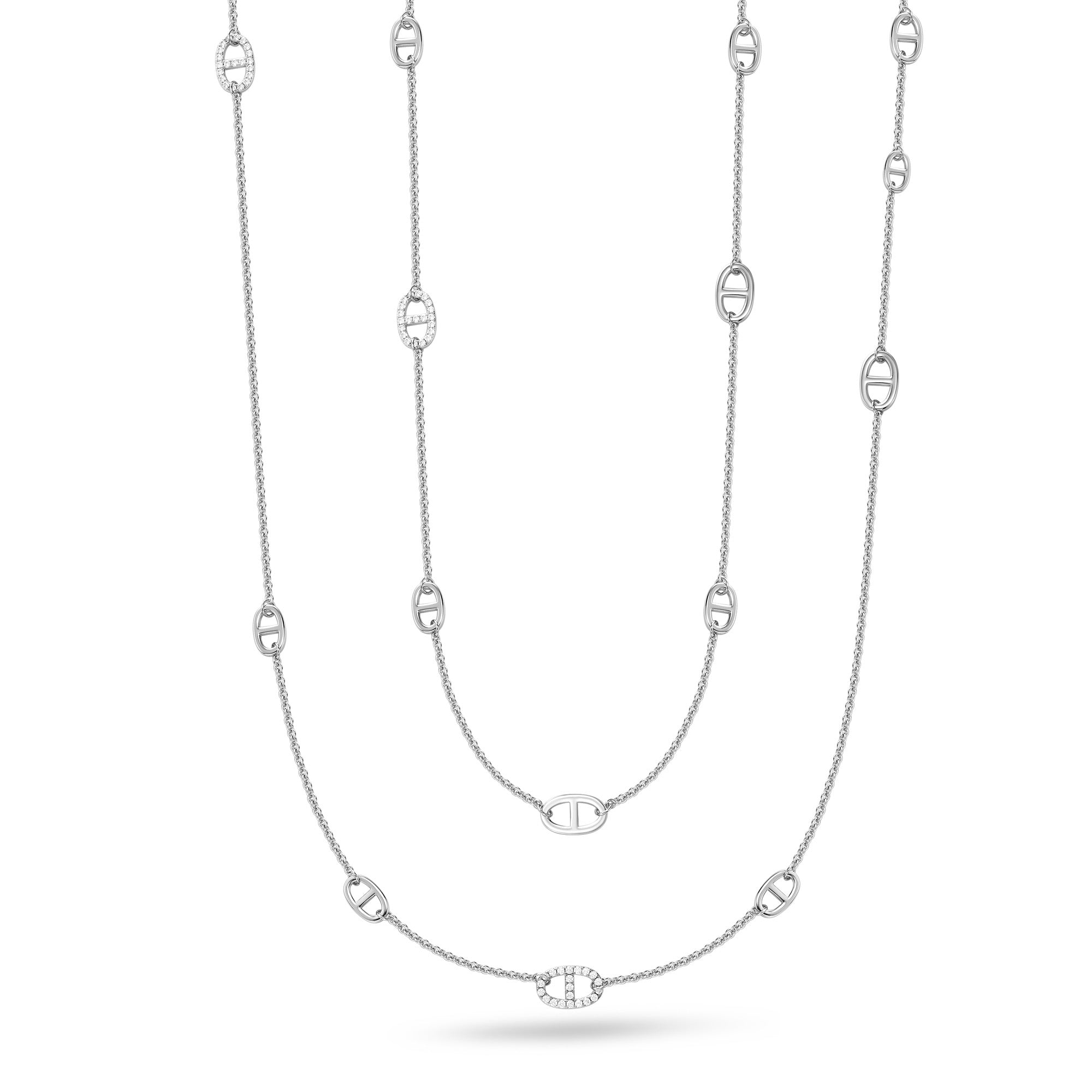 Women H Devel Silver Necklace