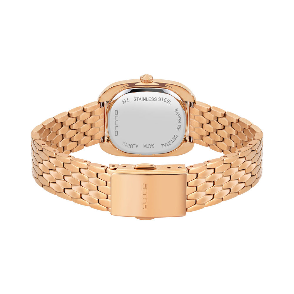 Women Rosegold Stainless Steel 28mm Watch