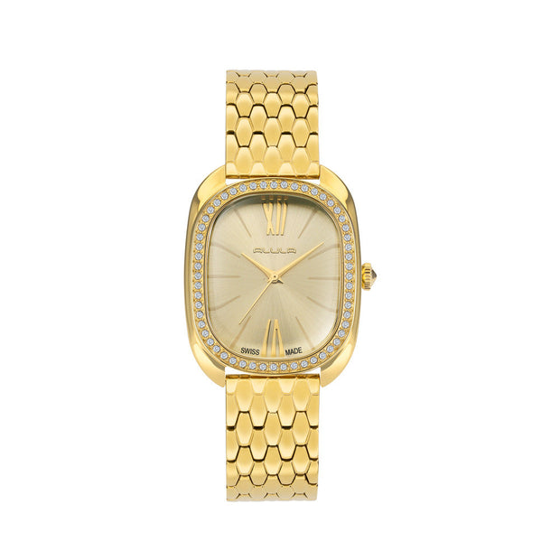Women Gold 28mm Watch