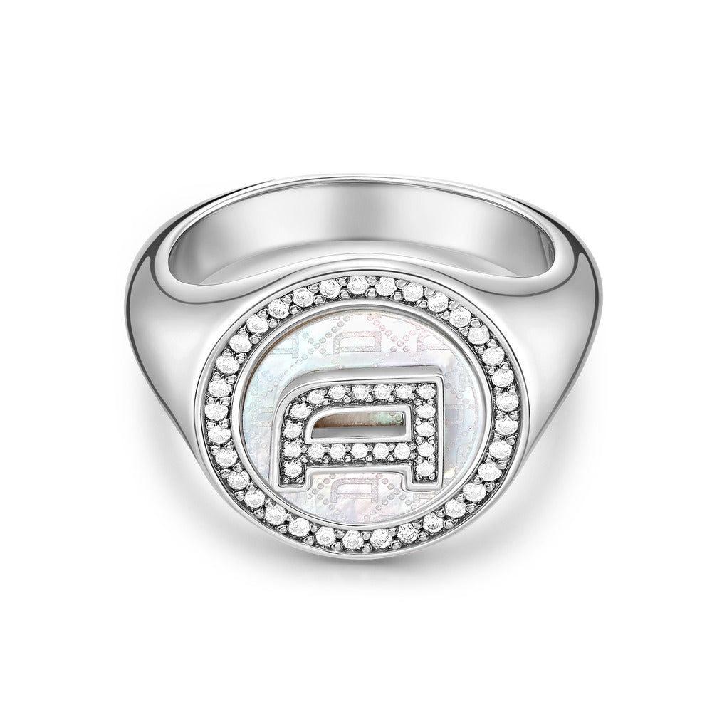 خاتم فضة نسائي