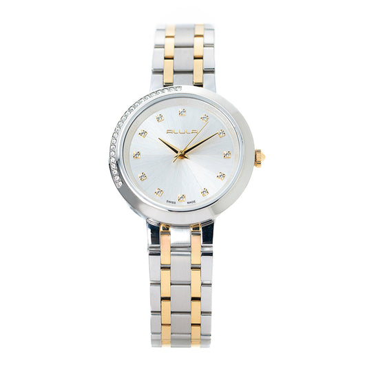 Women Silver Stainless Steel 33mm Watch