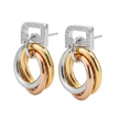 Women Bella Tri Tone Earrings