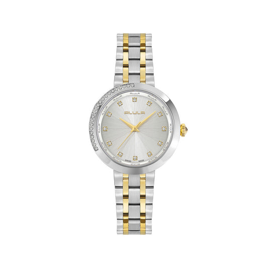 Women Silver Stainless Steel 33mm Watch