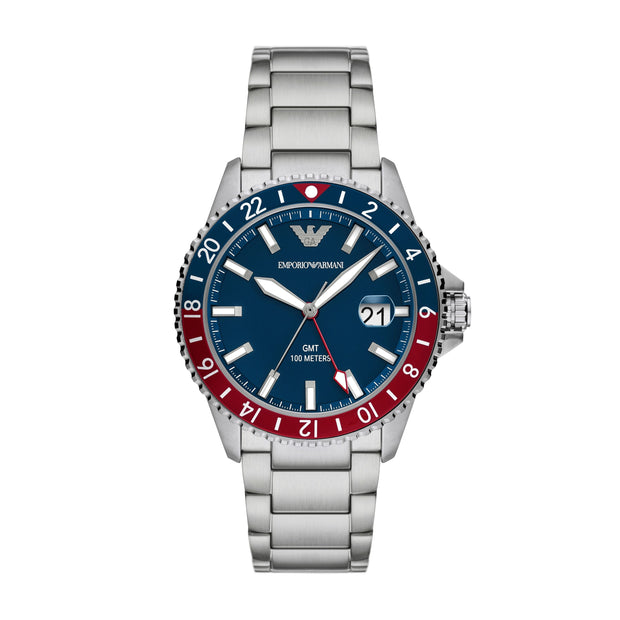 Men Diver Blue Watch