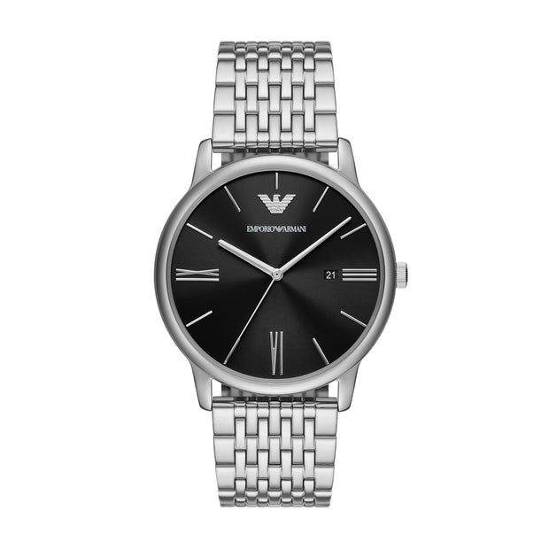 Men Minimalist Black Watch