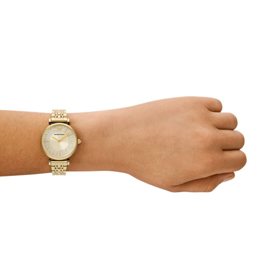 Women Gianni T-Bar Cream Watch