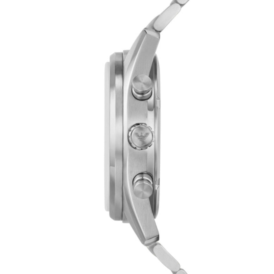 Men Racer Silver Watch