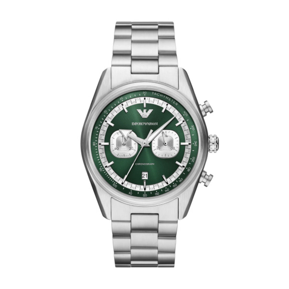 Men Racer Silver Watch