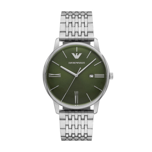 Men Silver 42mm Watch