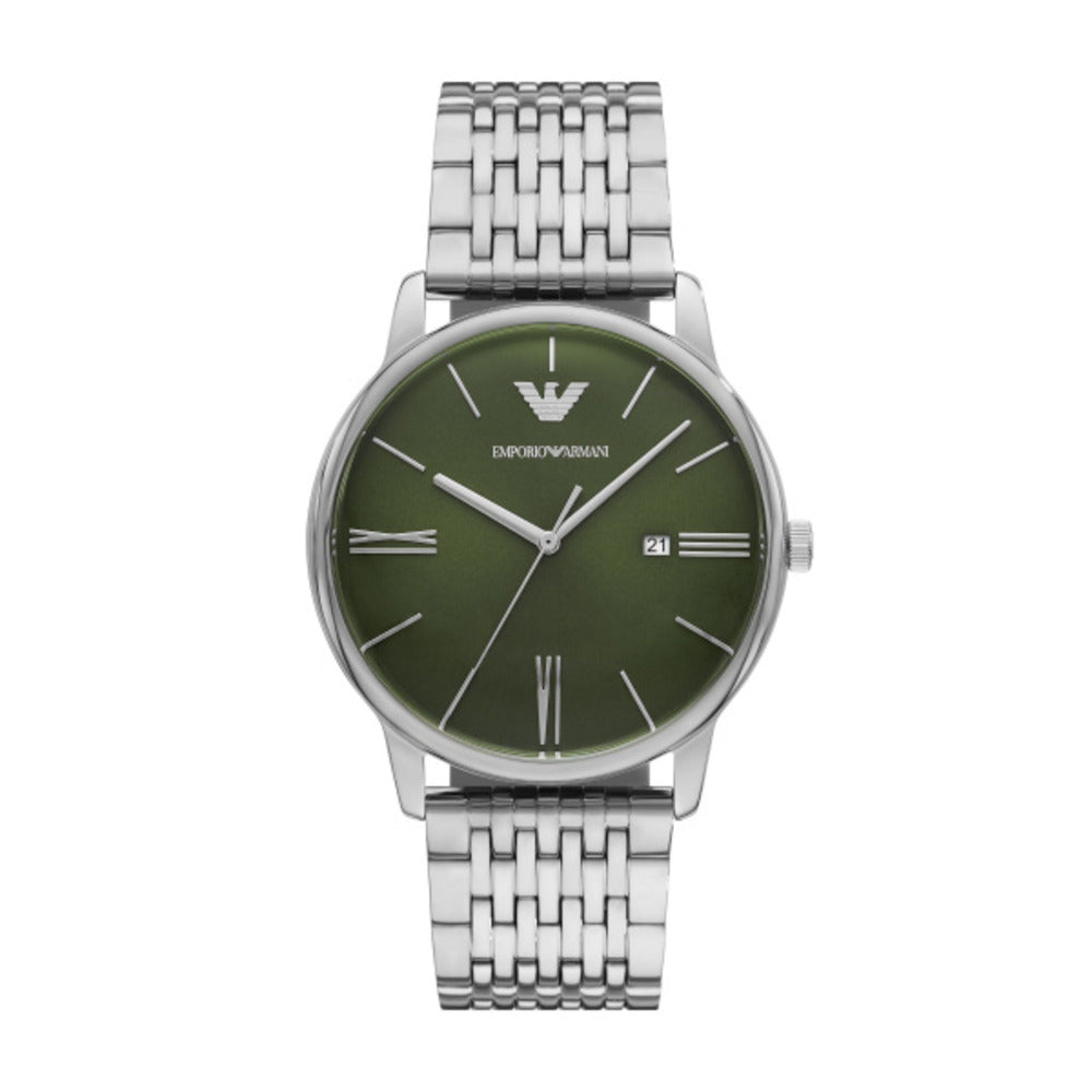 Men Silver Watch