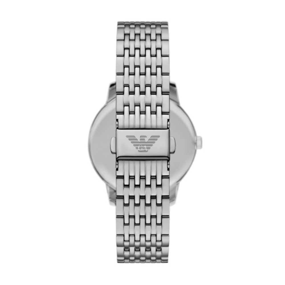 Men Minimalist Silver 39mm Watch