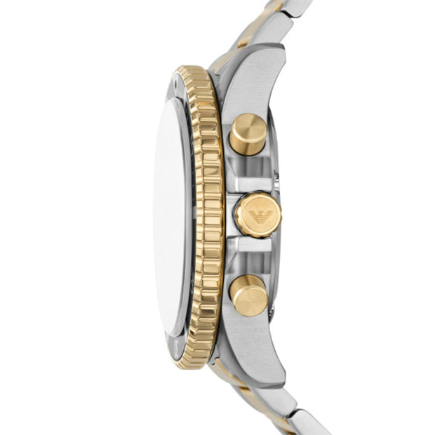 Men World Explorer Two Tone Watch