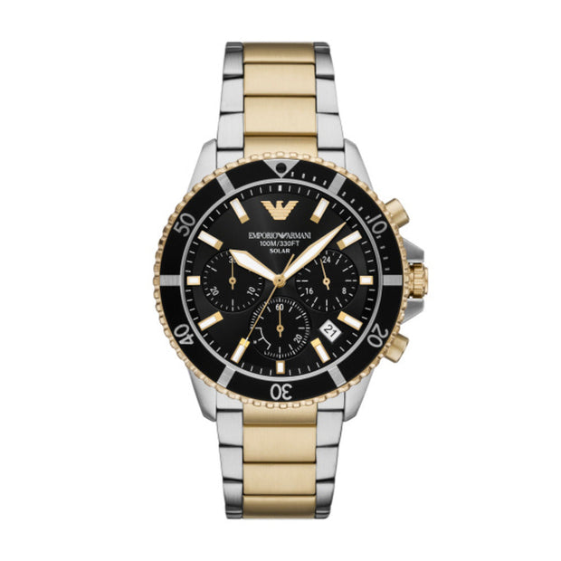 Men World Explorer Two Tone Watch