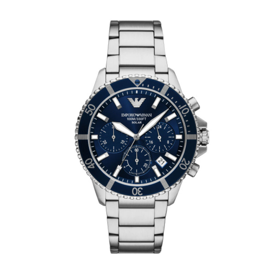 Men World Explorer Silver Watch