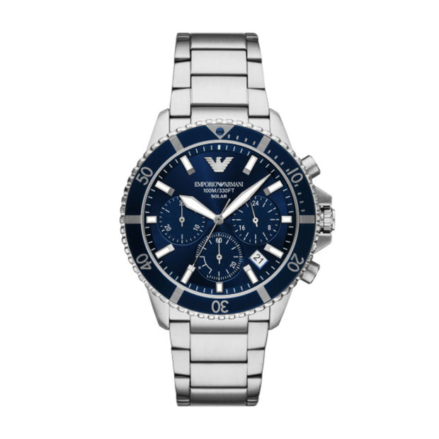 Men World Explorer Silver Watch