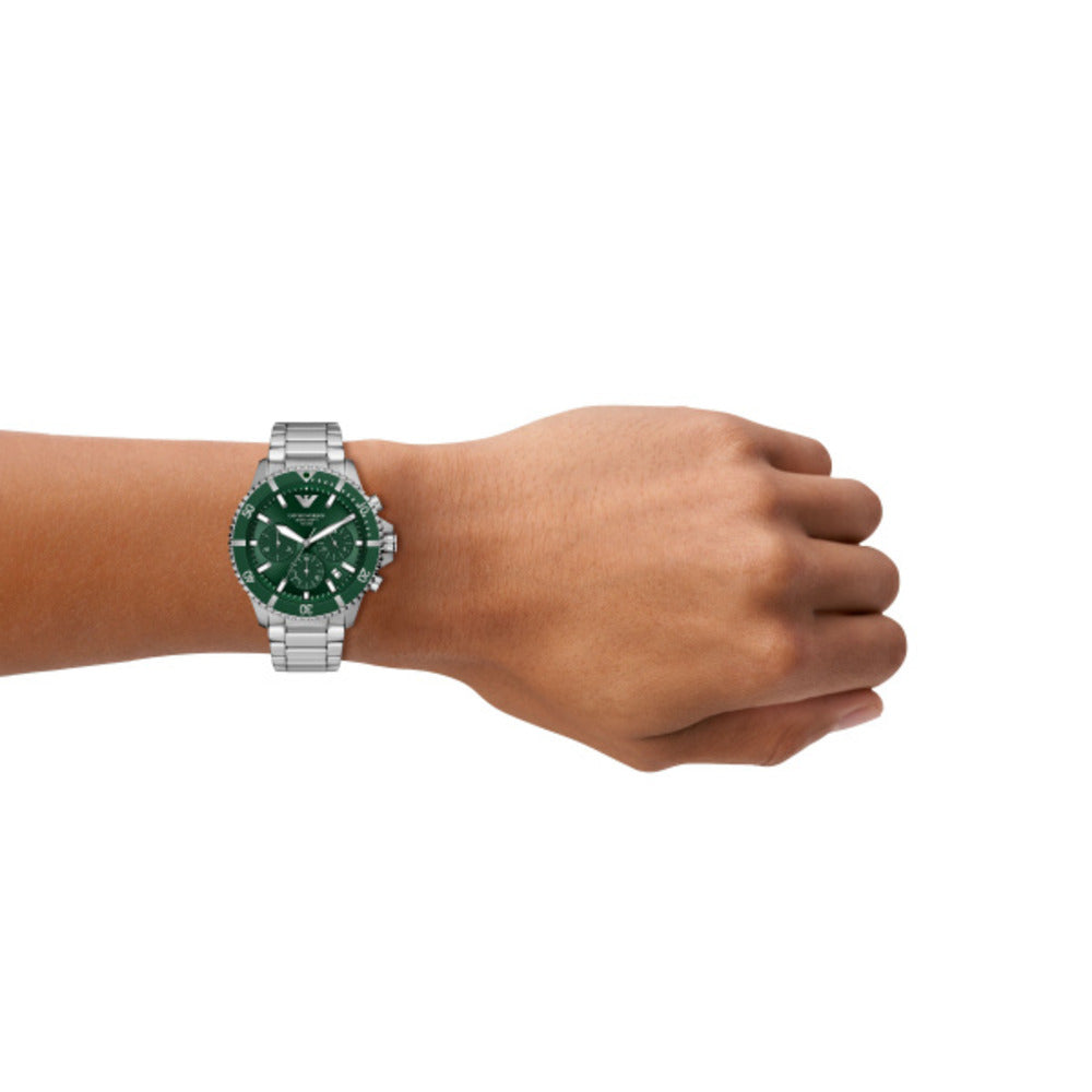 Men World Explorer Green watch