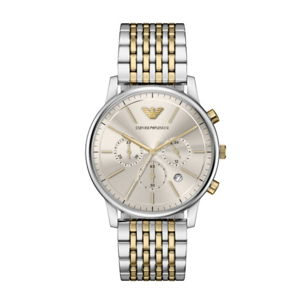Men Two Tone Watch