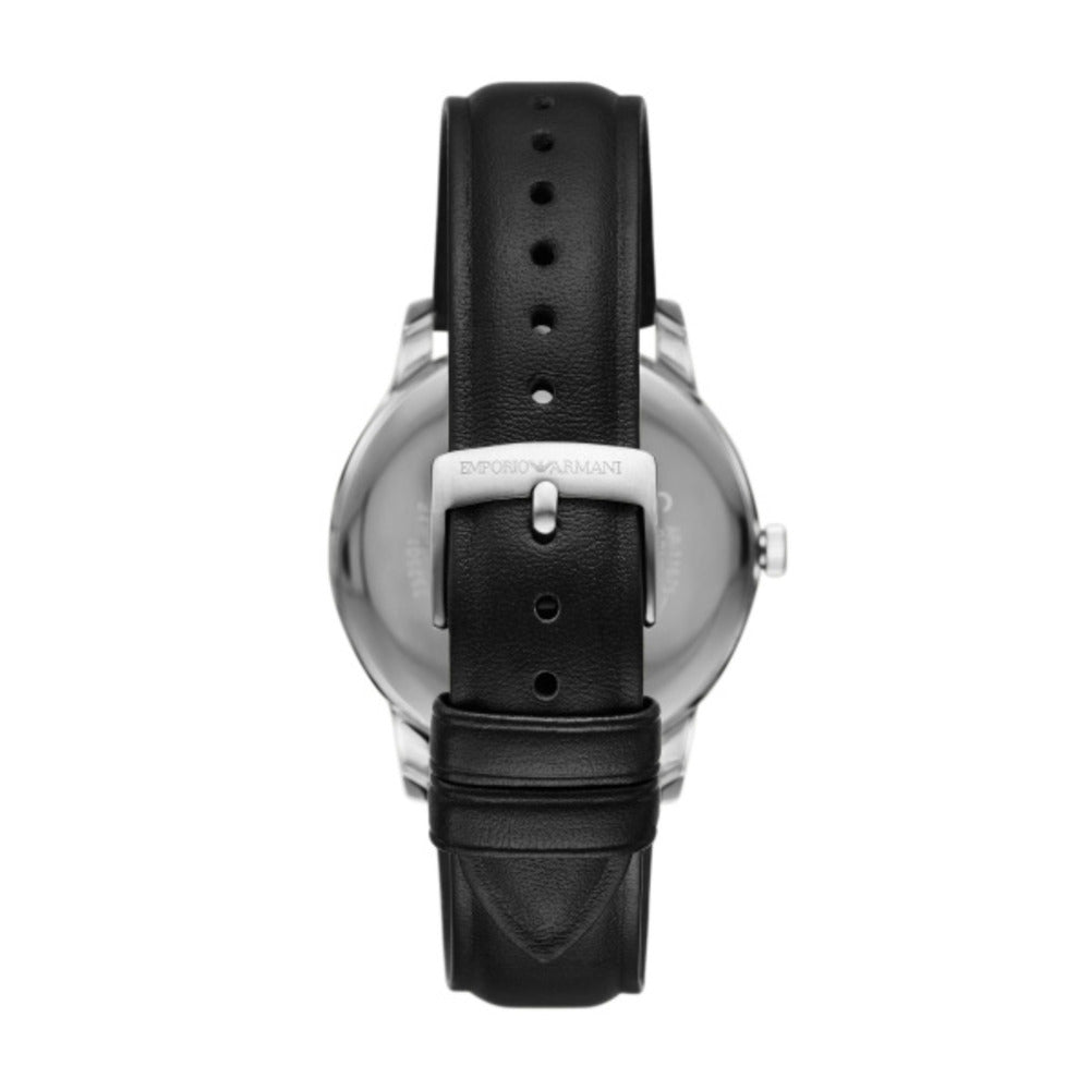 Men Minimalist Black 39mm Watch