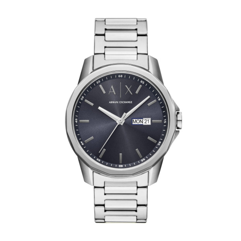 Men Banks Silver 44mm Watch