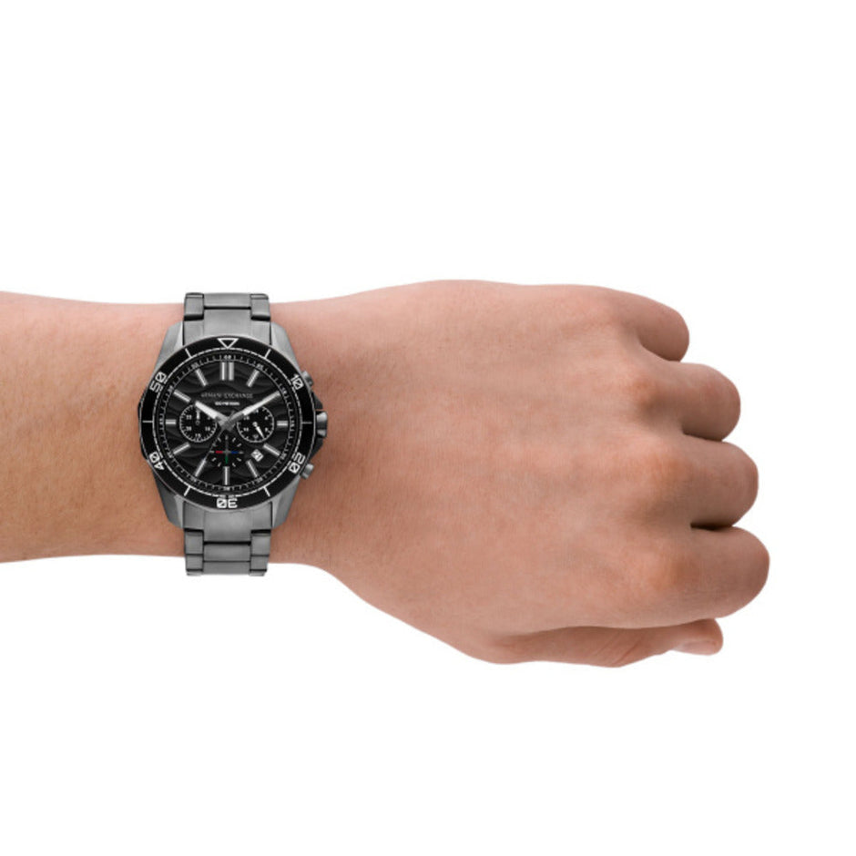 Men Spencer Black 44mm Watch