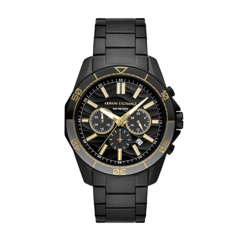Men Spencer Black 44mm Watch