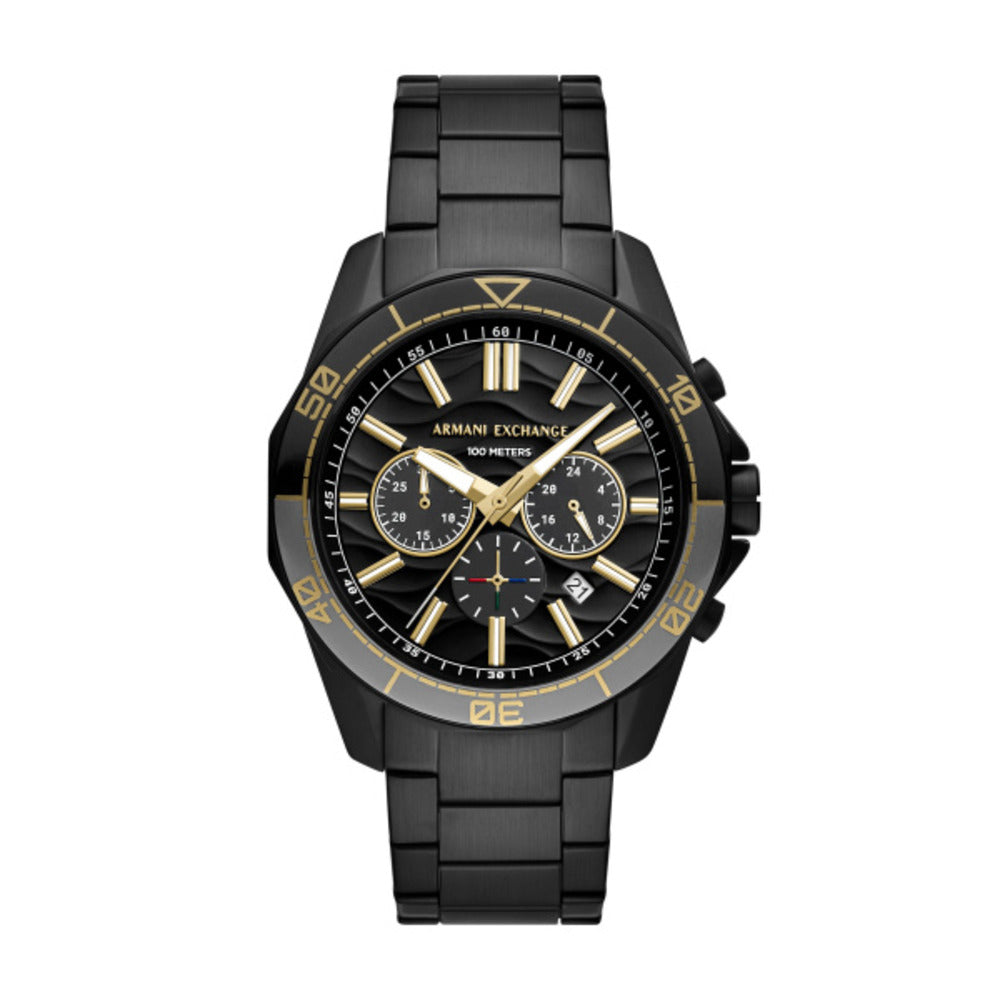 Men Spencer Black 44mm Watch