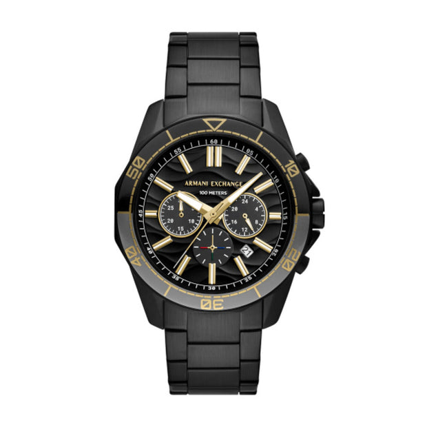 Men Spencer Black 44mm Watch