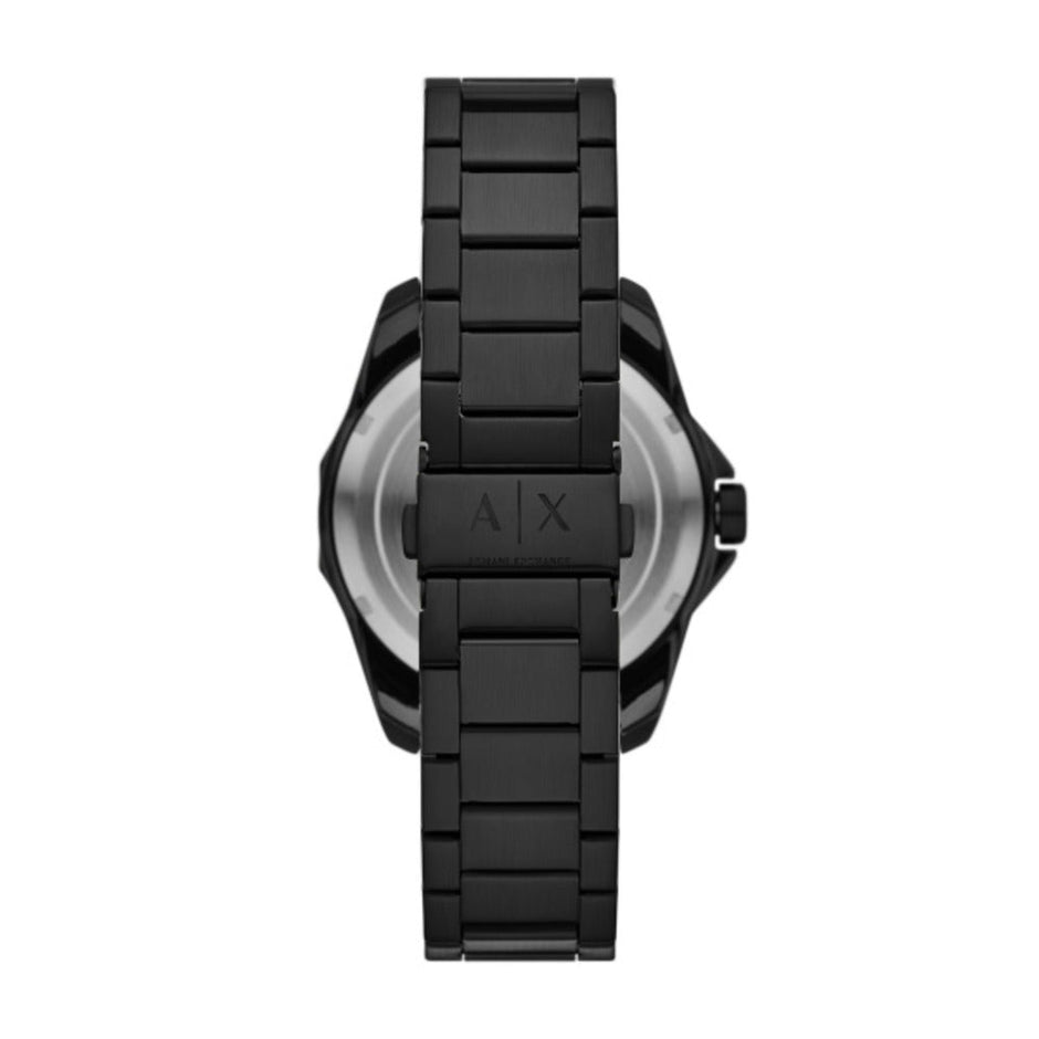 Men Black 44mm Watch