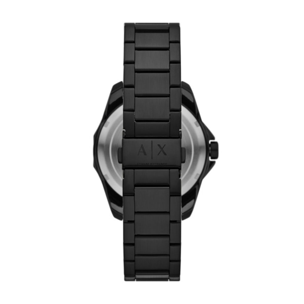 Men Black 44mm Watch