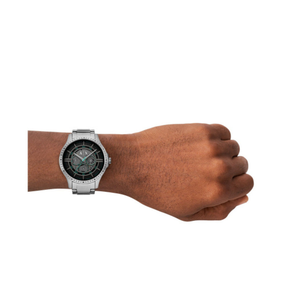 Men Silver 46mm Watch