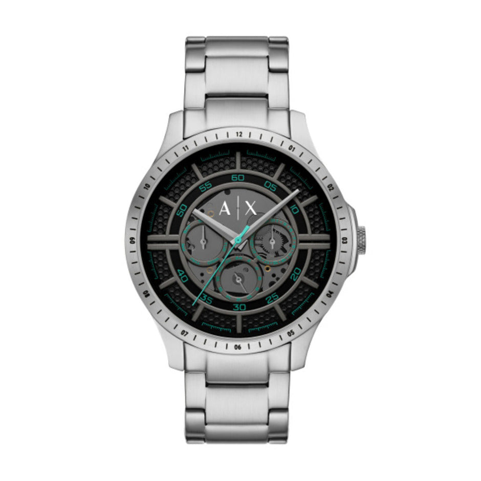 Men Silver 46mm Watch