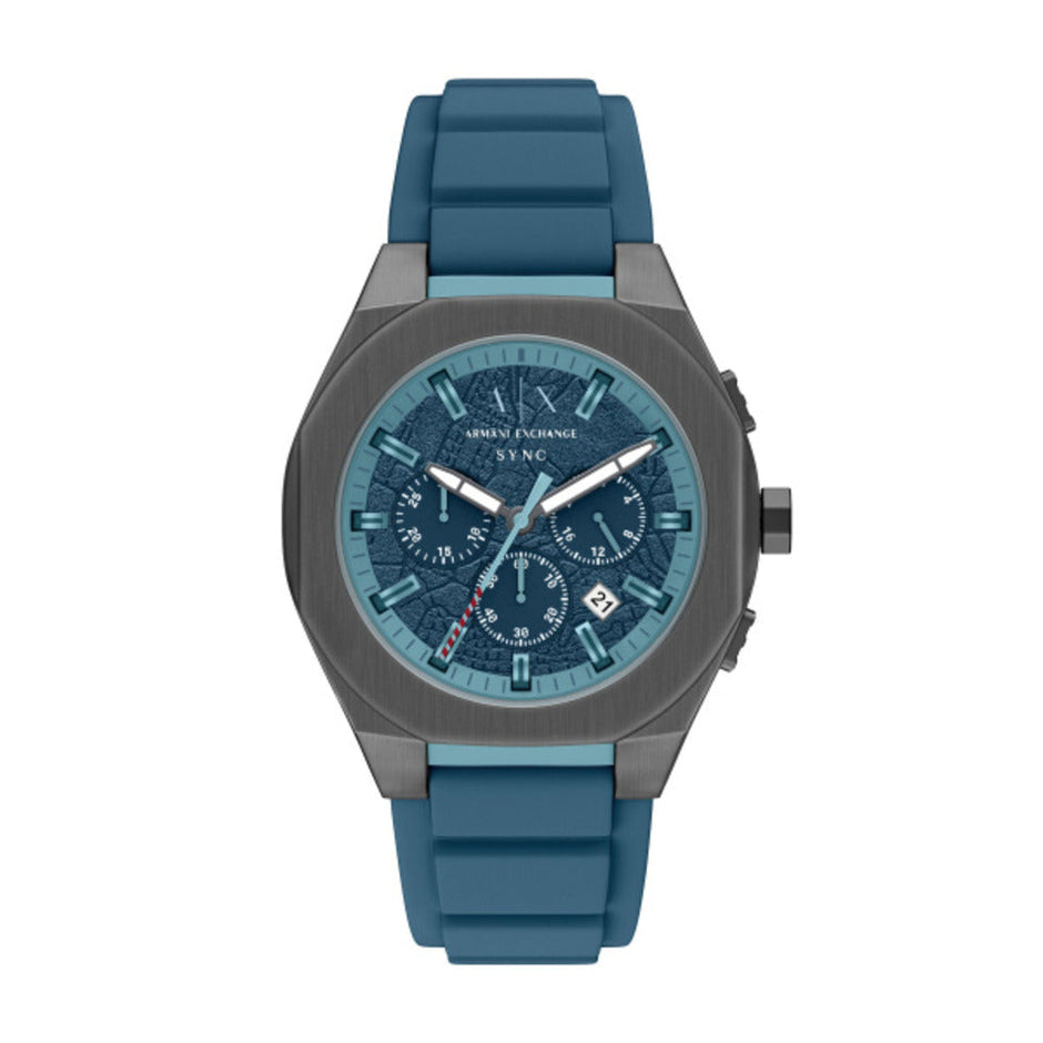 Men Sync Blue Watch