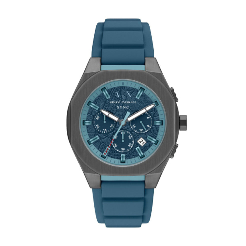 Men Sync Blue Watch