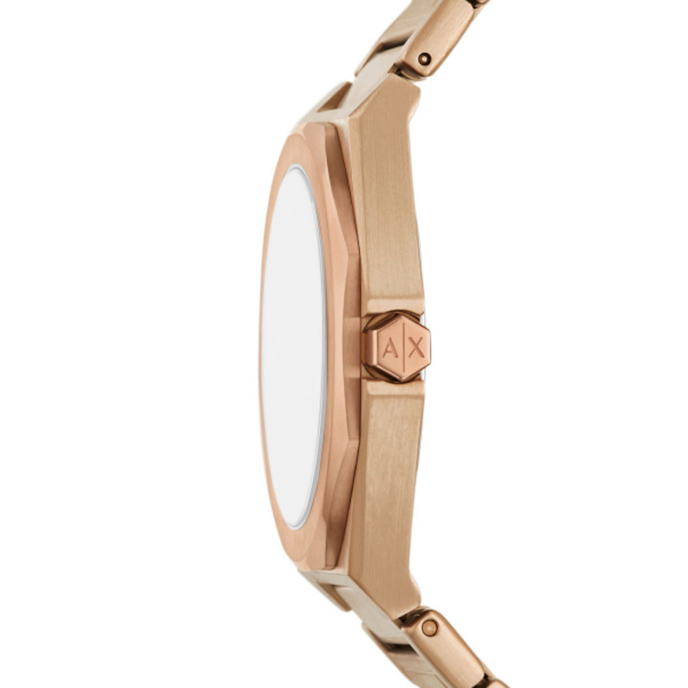 Women Beige Gold 34mm Watch