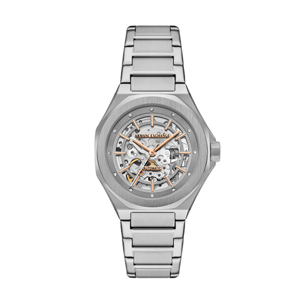 ساعة نسائية فضية